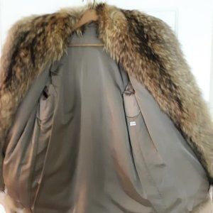 Real Raccoon Fur Coat